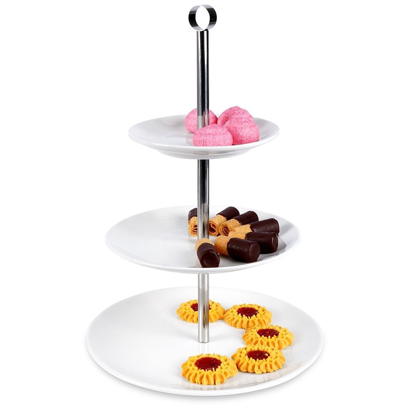 ORION 3-level porcelain cake stand for CAKE FRUIT