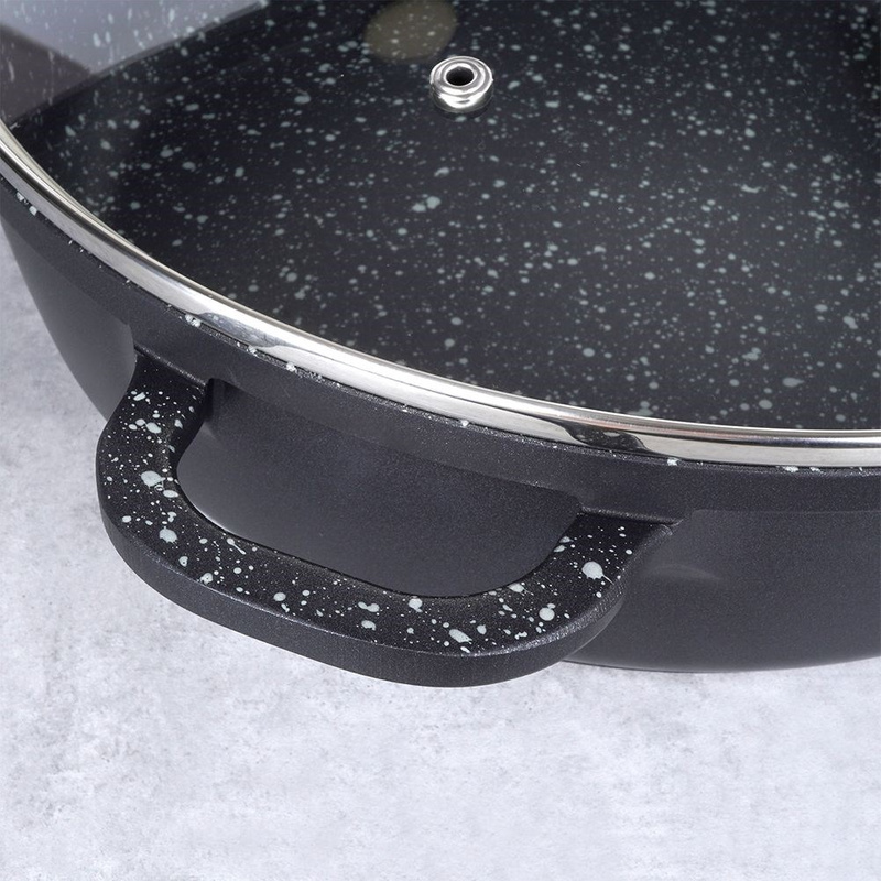ORION GRANITE pan saucepan 28cm GRANDE gas induction