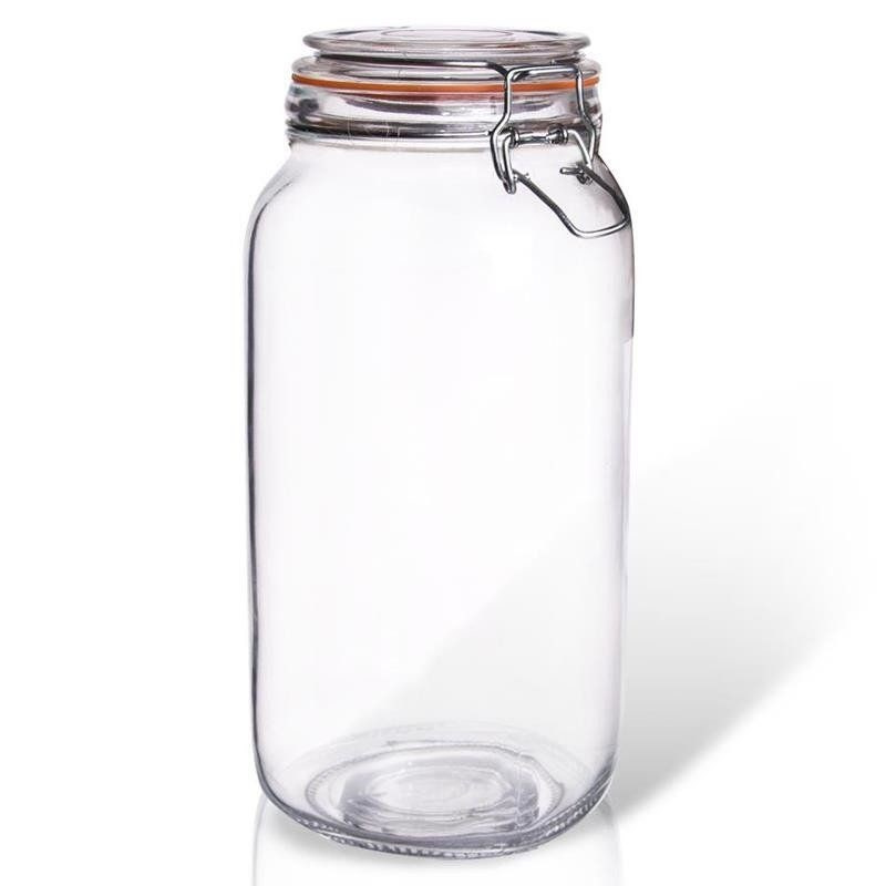 Einmachglas mit Bügelverschluss patentierter Glasbehälter BELA 2l