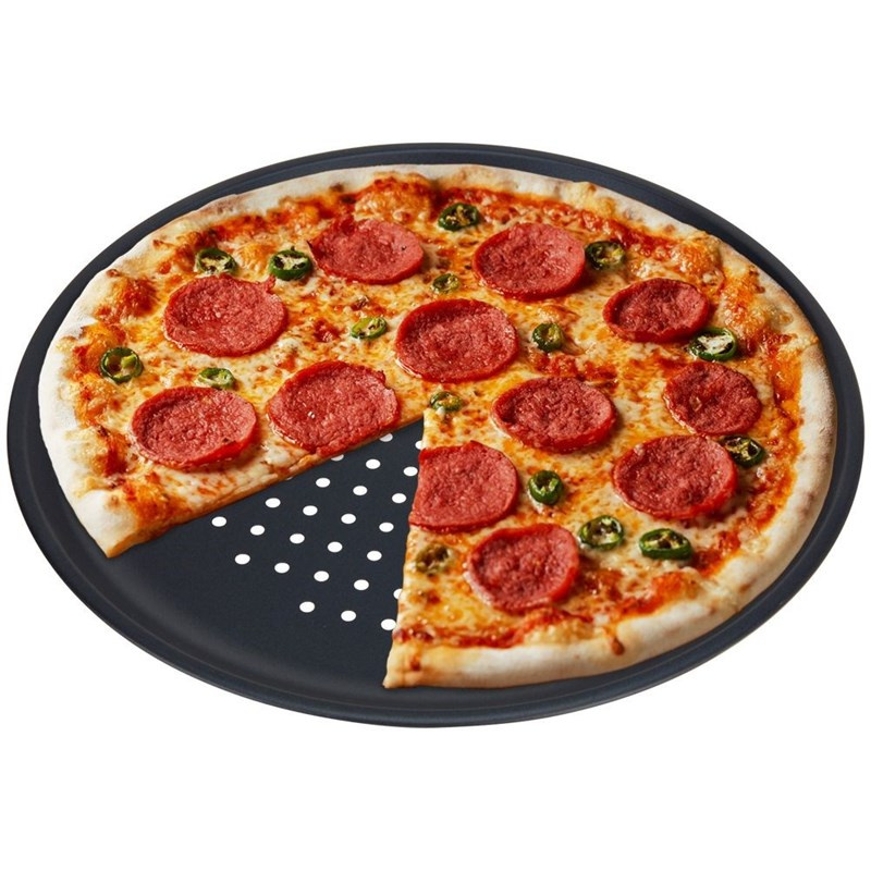 Pizzablech Pizzaform Backblech für Pizza perforiert