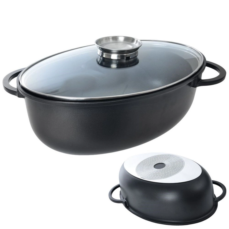 ORION Roasting pan with glass lid induction AROMA