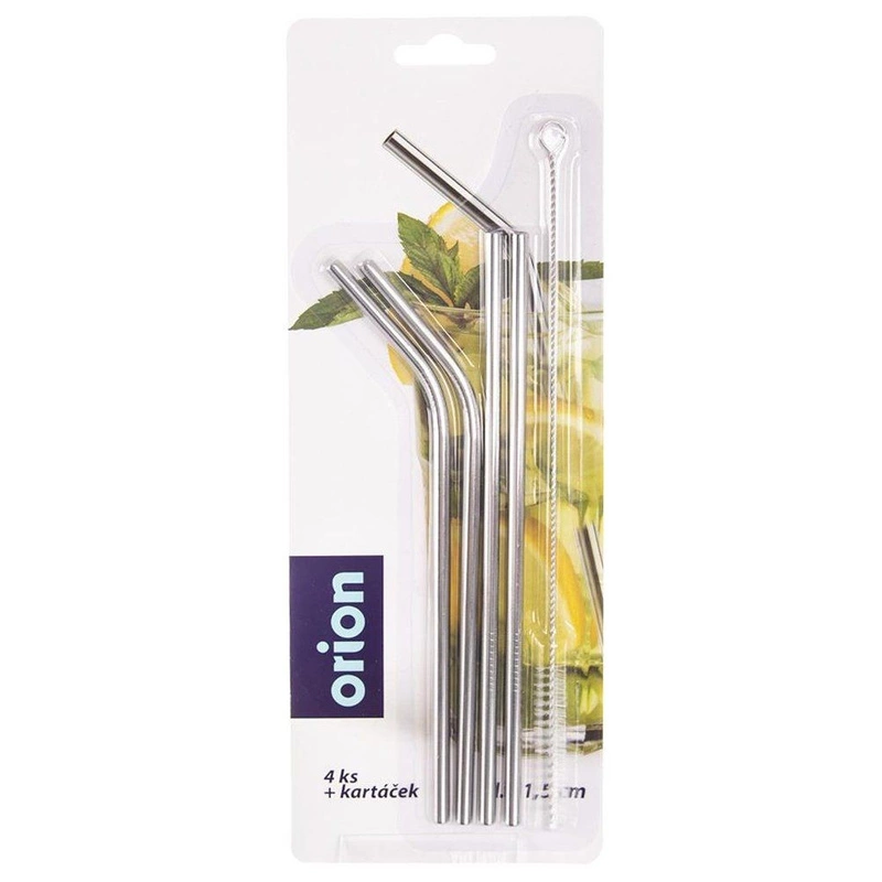 ORION Straws 4x steel metal eco muliple-use