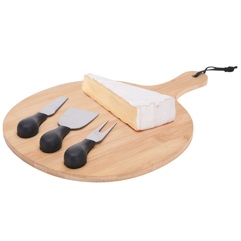 Deska do serów z nożami bambusowa 4 el.